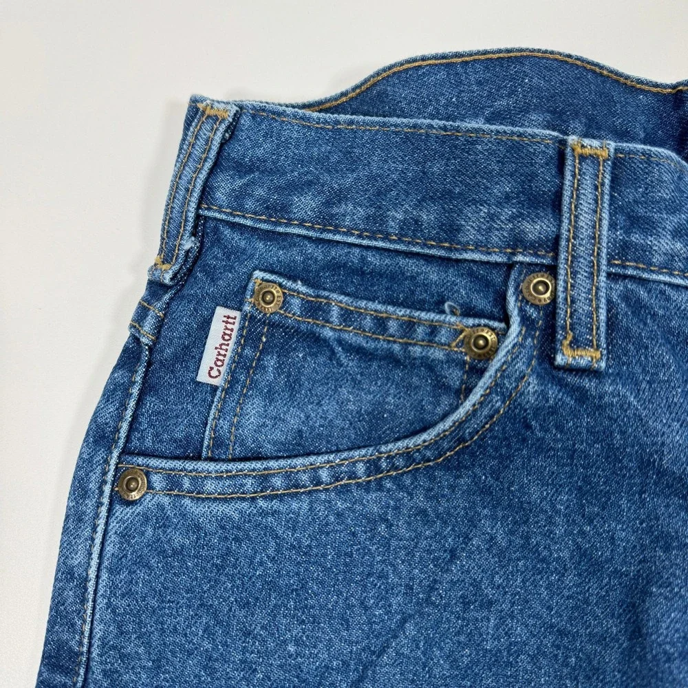 Carhartt B17 DST Jeans Mens 30x28 NWT Vintage Relaxed Fit Denim Made Mexico